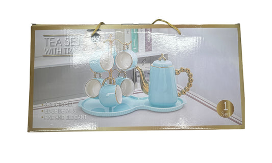 Tea set with tray