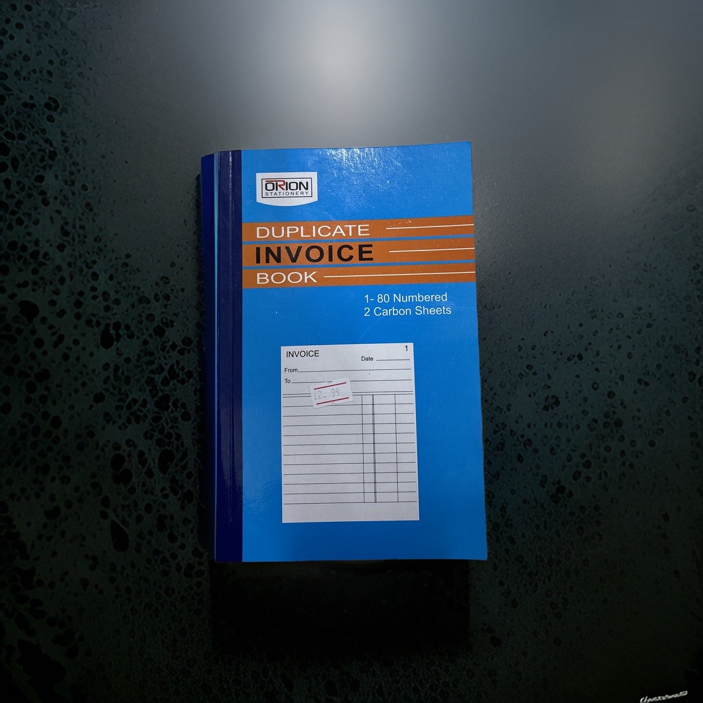 Duplicate invoice book