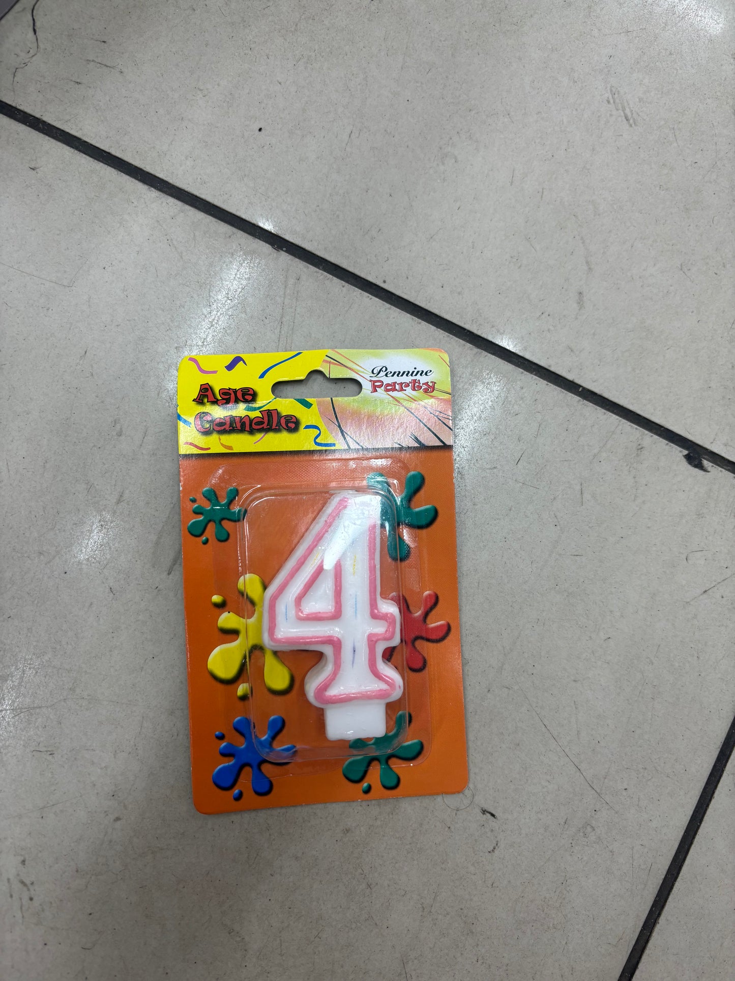 Age candle 4