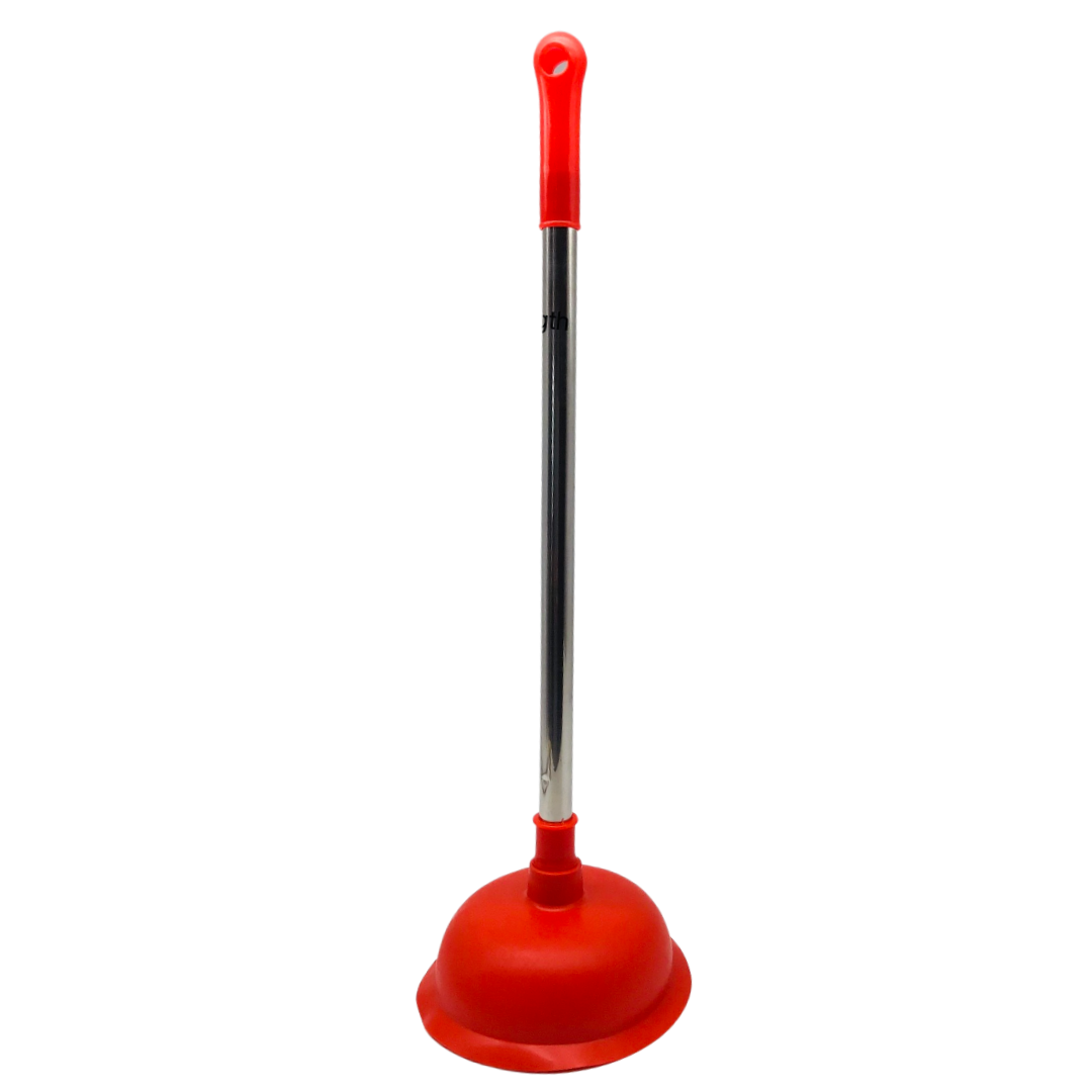 Rubber Plunger with Steel Handle