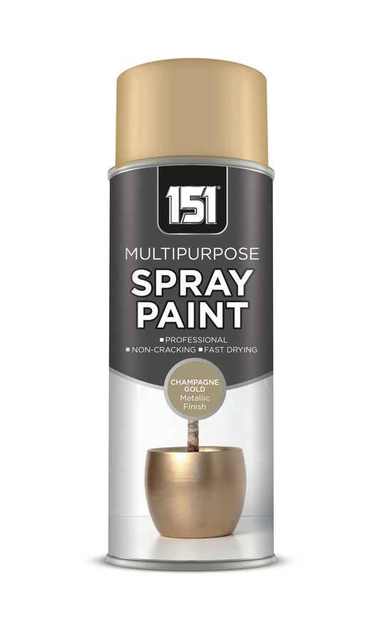 Metallic Gloss Champagne Gold Spray Paint 400ml