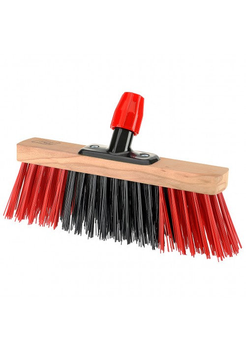 TTZ WOODEN JUMBO BESOM FLOOR BRUSH 40 CM WITH HANDLE SOFT